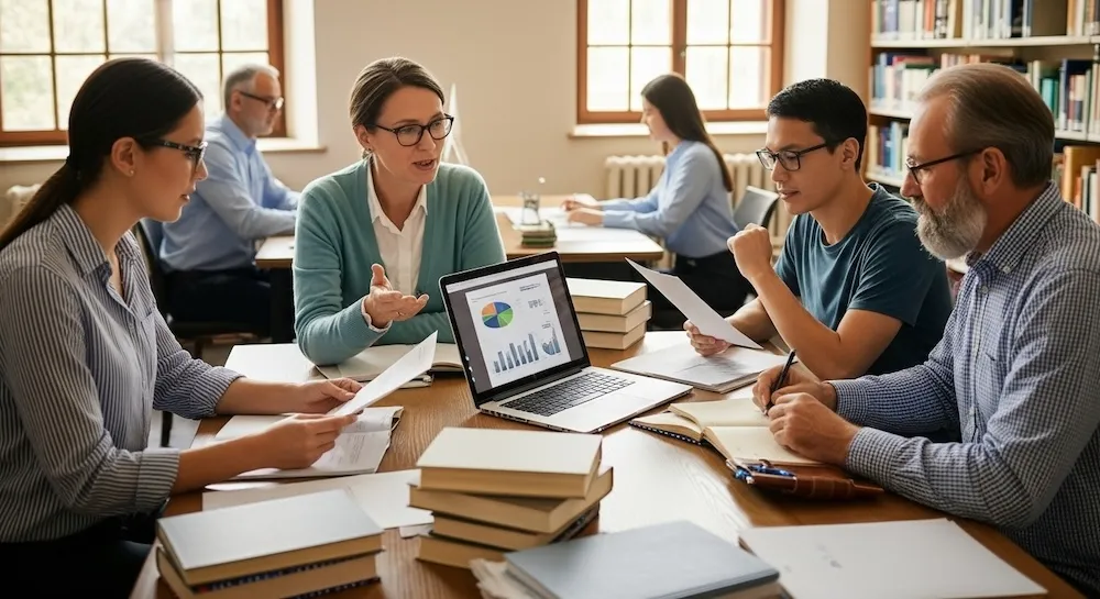 研究者たちのイメージ